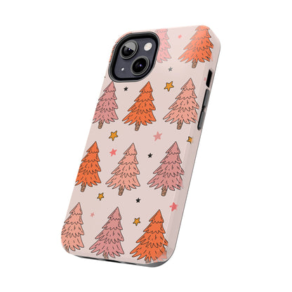 Pink Christmas Tough iPhone Case