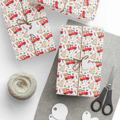 Christmas Tree Cookie Wrapping Paper