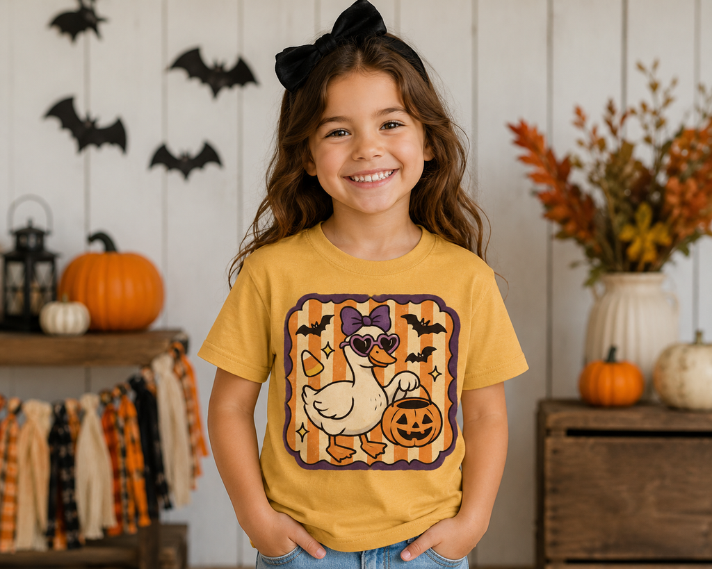 Halloween Silly Goose Kids Tee