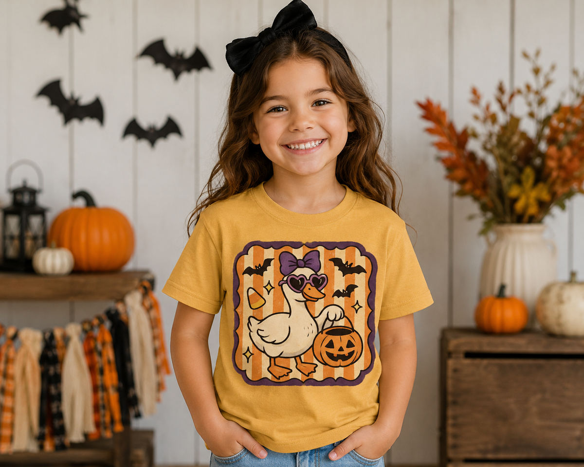 Halloween Silly Goose Kids Tee