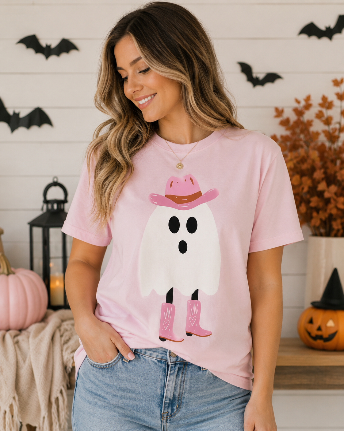 Ghostie Cowgirl Tee