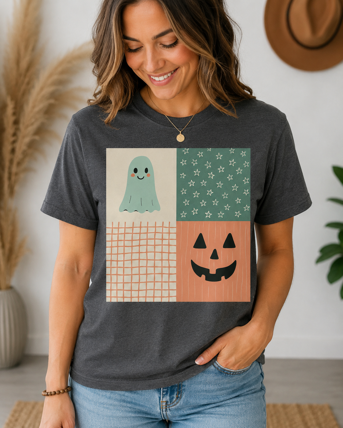 Halloween Patchwork Tee