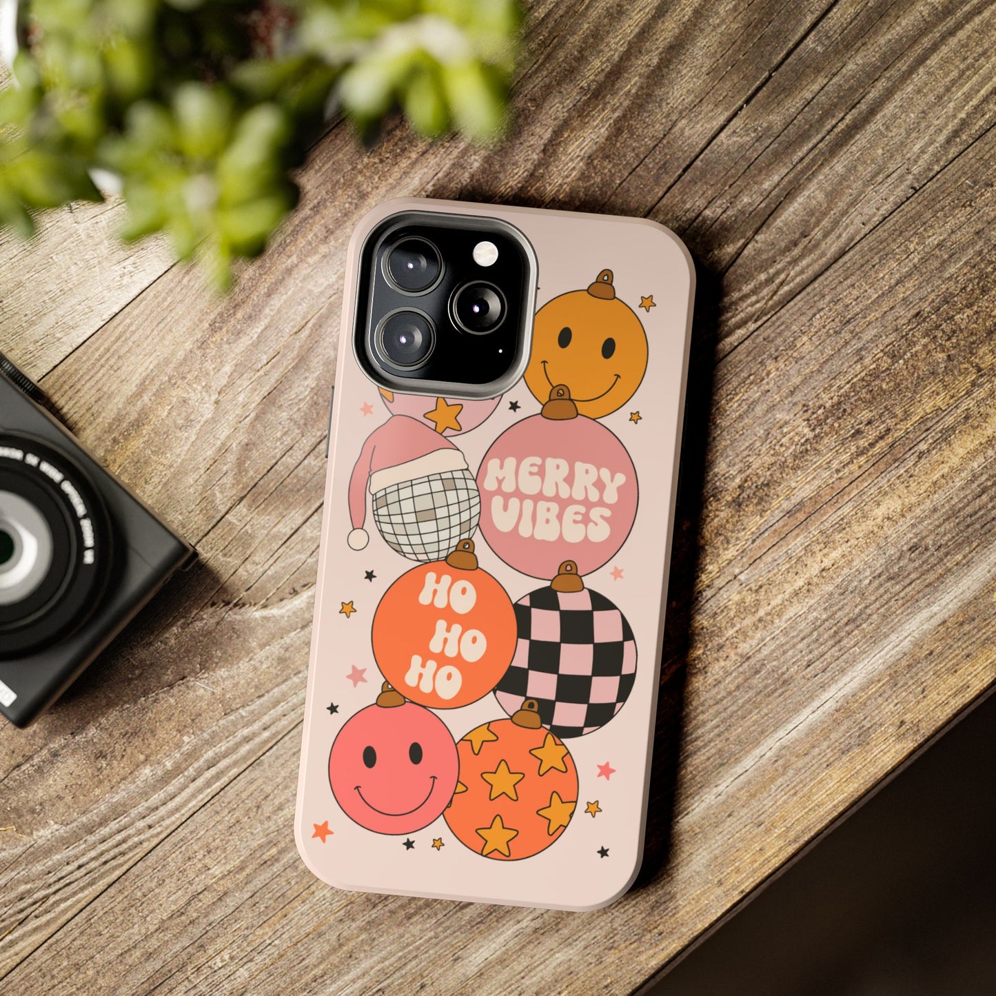 Merry Vibes Tough iPhone Case