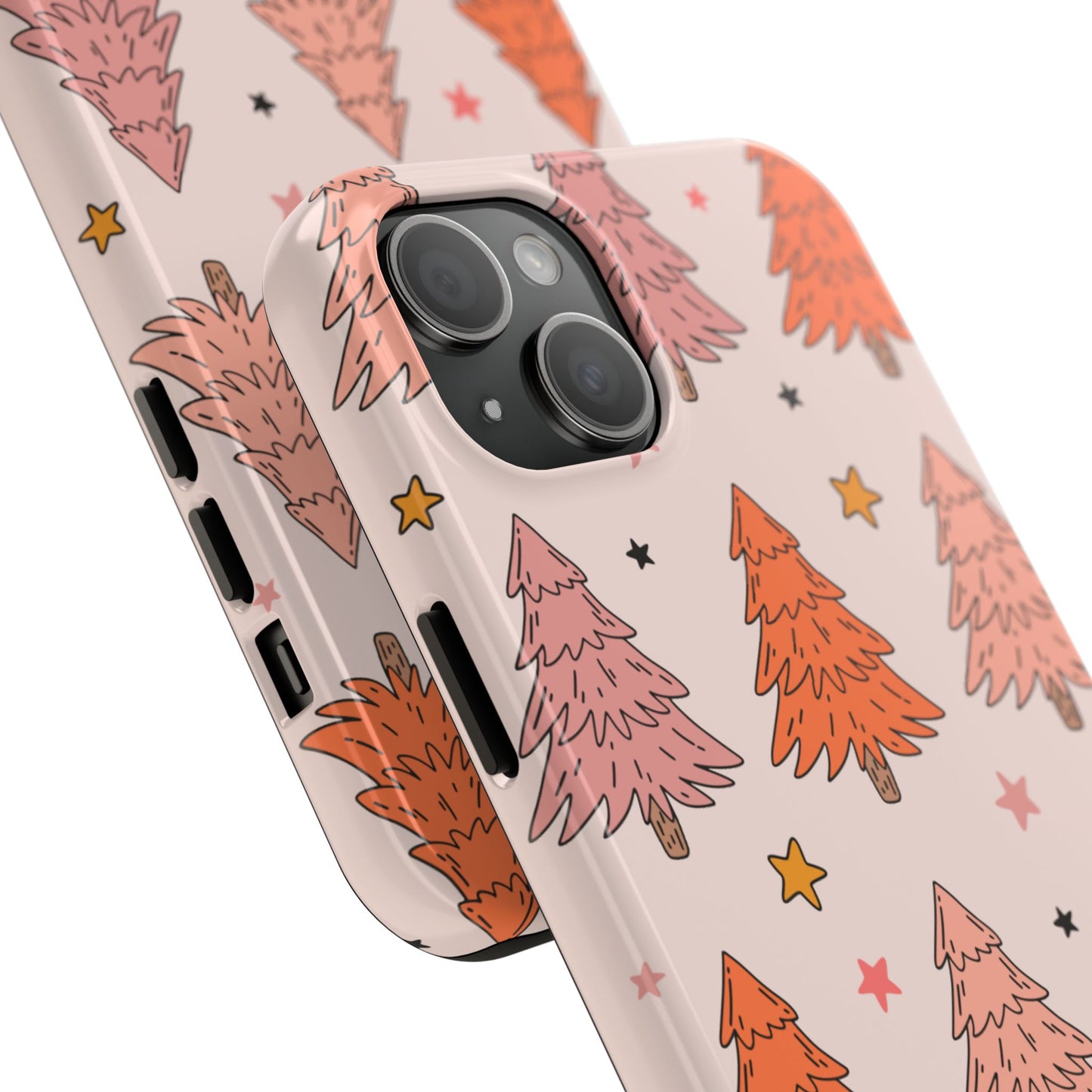 Pink Christmas Tough iPhone Case