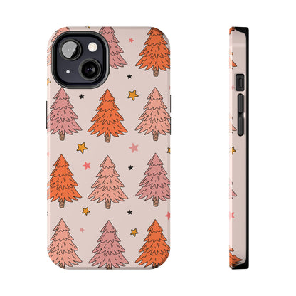 Pink Christmas Tough iPhone Case