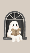 Bookish Ghost PNG