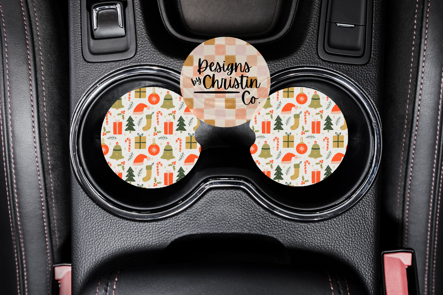 All Things Christmas Car Coasters