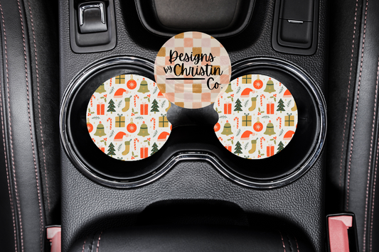 All Things Christmas Car Coasters