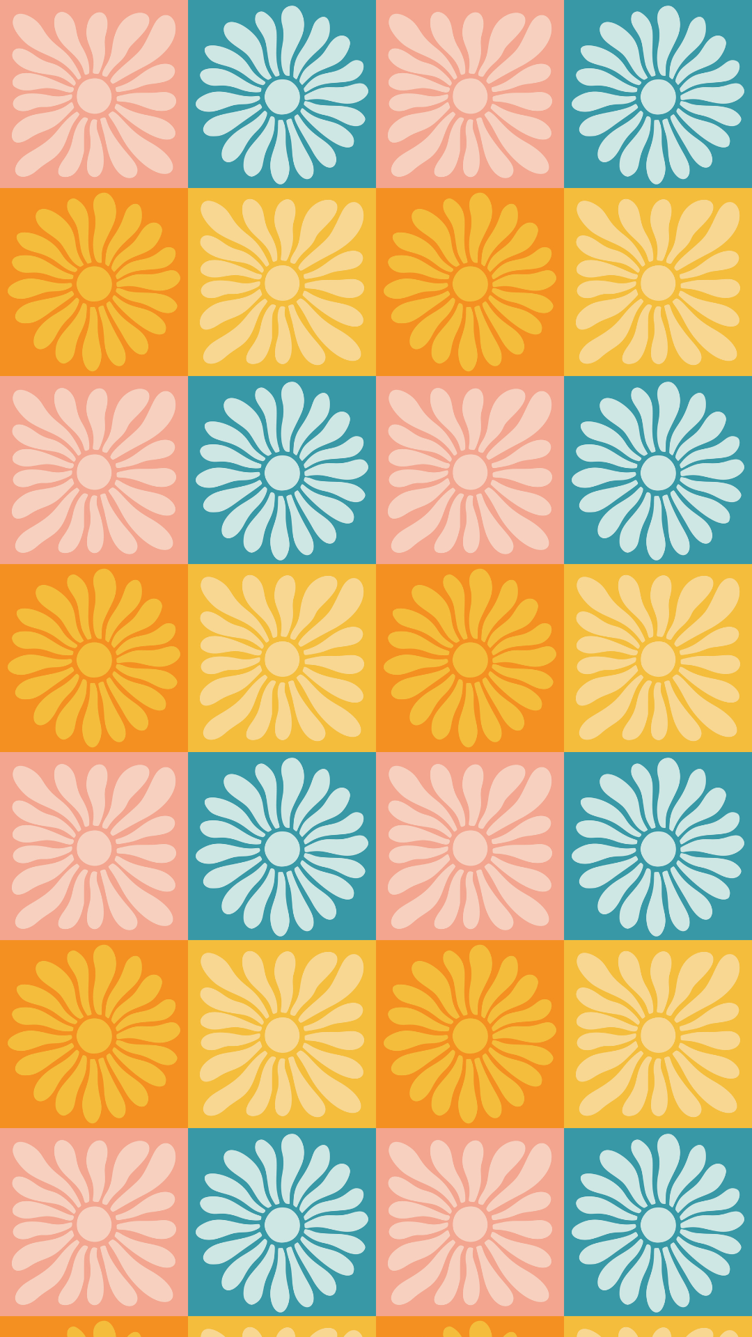 Flower Blocks PNG