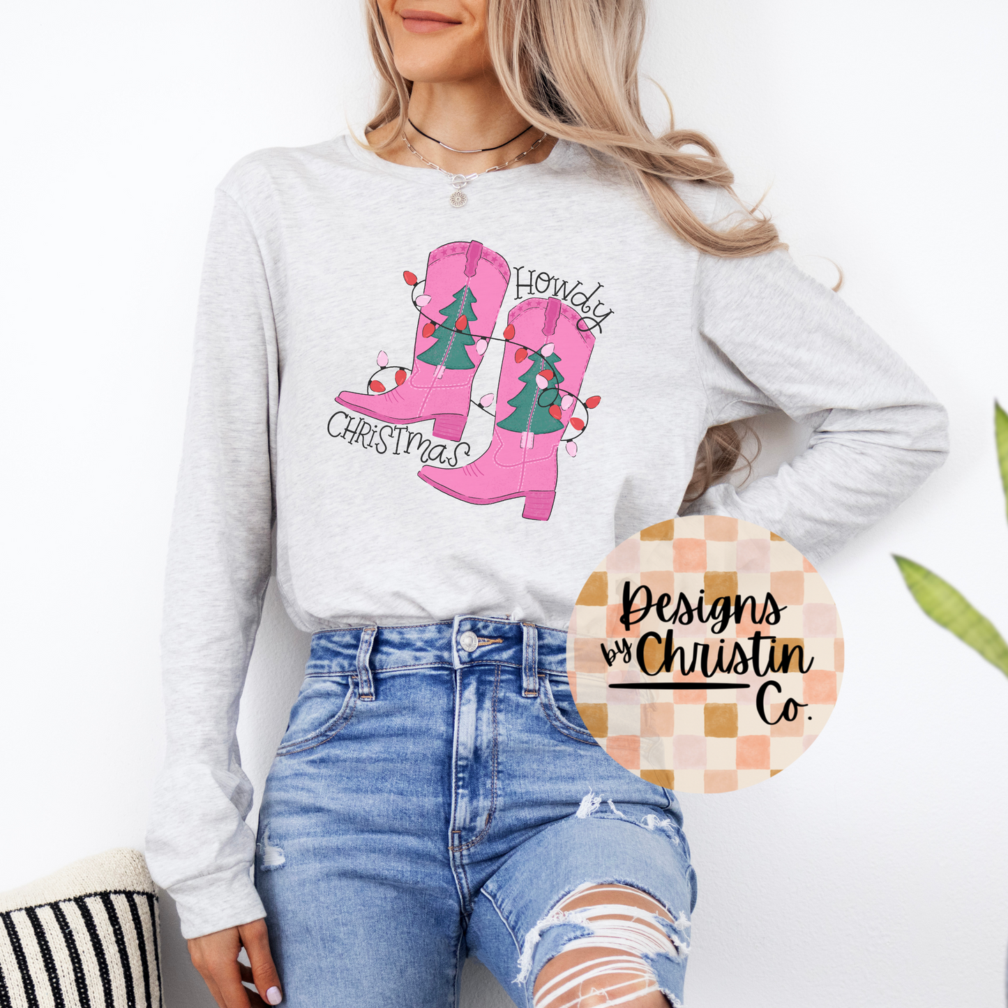 Howdy Christmas Long Sleeve T-Shirt