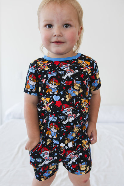 Red, Woof & Blue: Pocket Short & Tee
