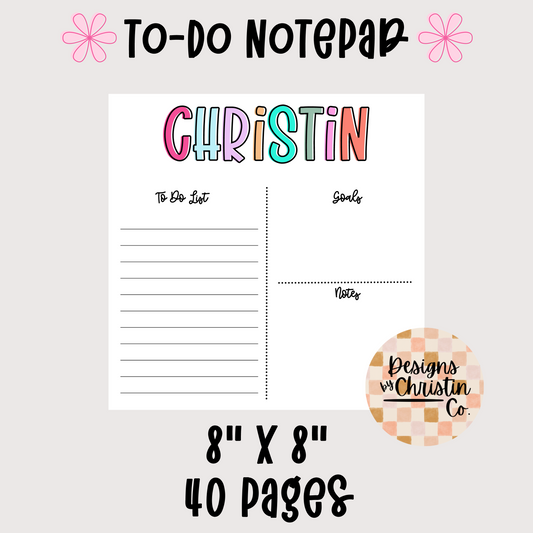 To-Do List Notepad