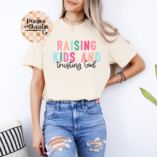 Raising Kids & Trusting God Short-Sleeve T-Shirt