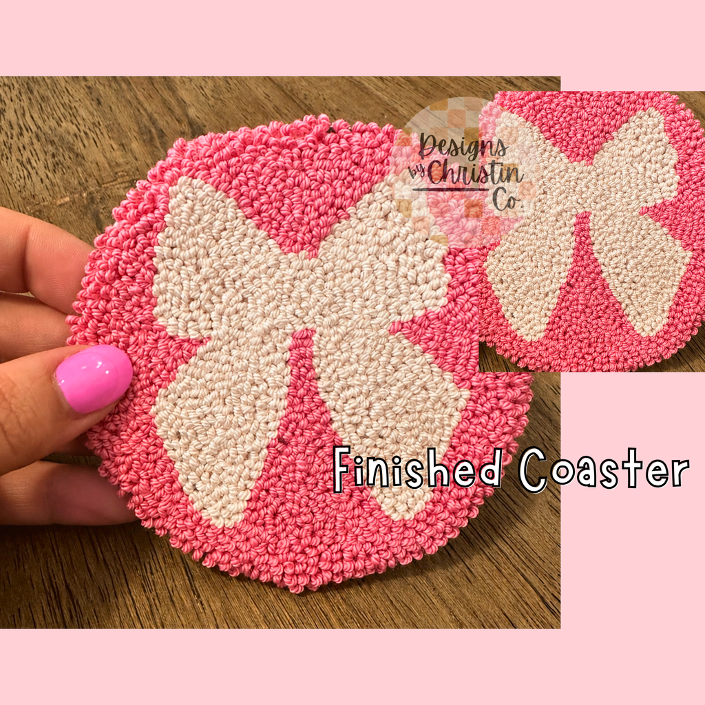 Simple Bow Punch Needle Template