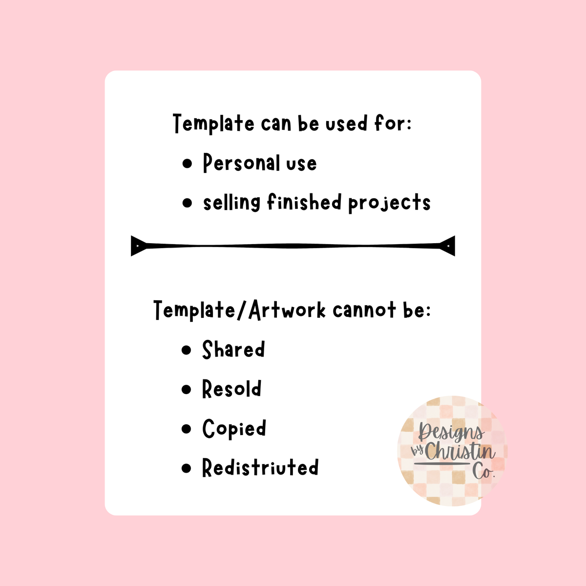 Simple Bow Punch Needle Template