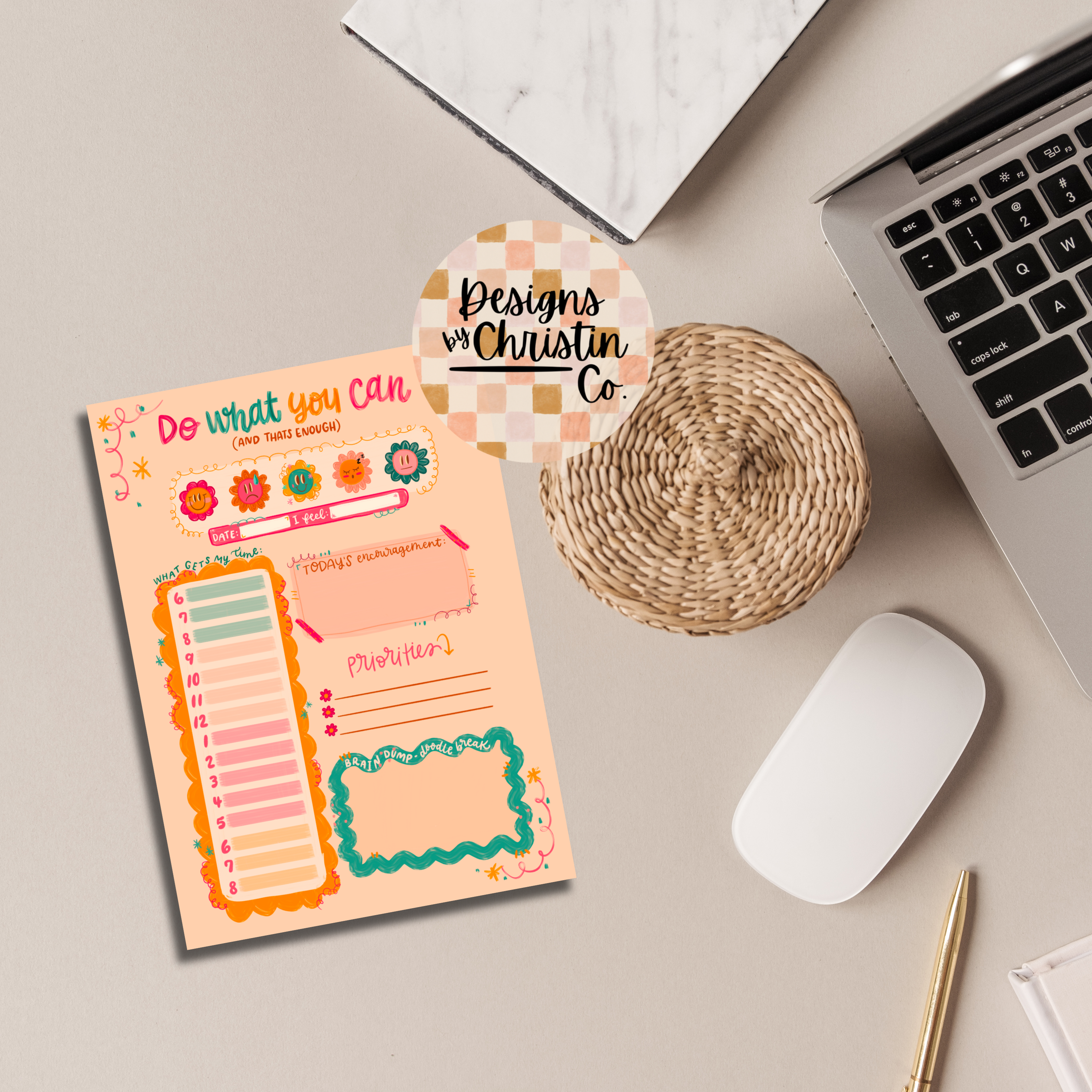 An image of a productivity notepad.