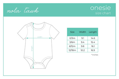 Powdered Sugar and Puppies Organic Cotton Baby Onesie